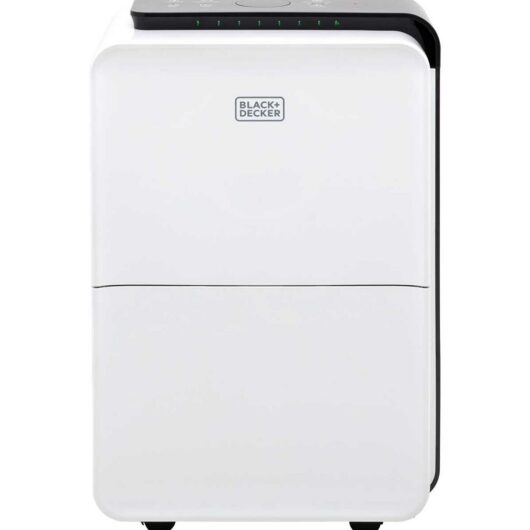 Black & Decker Portable Dehumidifier With 24 Hour Timer 4 Litres Water Tank