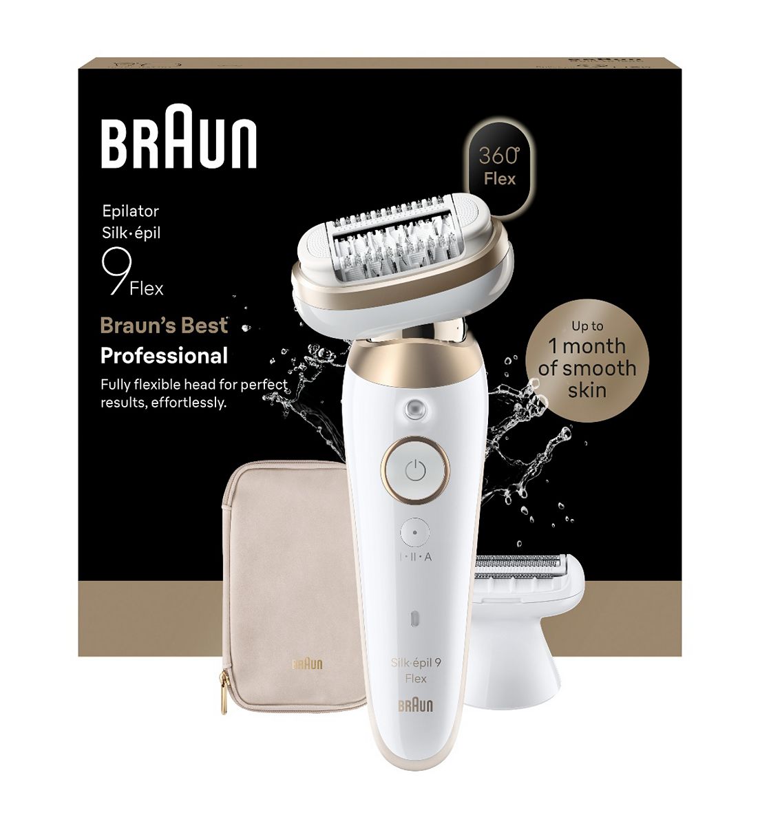 Braun Silk-Épil 9 Flex Epilator For Easy Hair Removal 9-041 3D