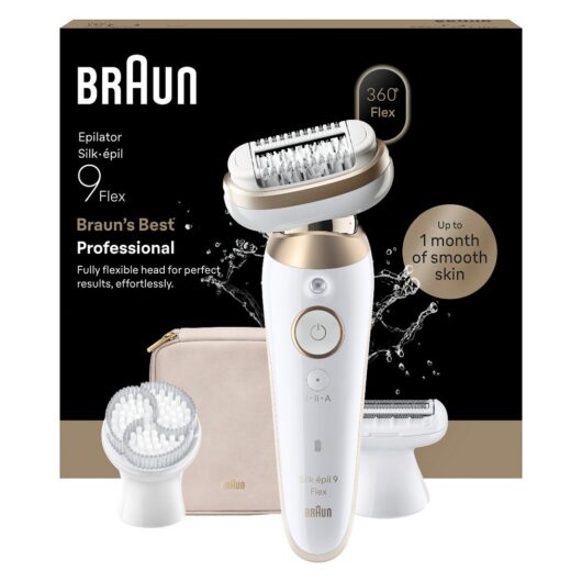 Braun Silk-Épil 9 Flex Epilator For Easy Hair Removal 9-060 3D