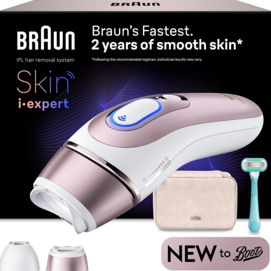 Braun Smart Ipl Skin I Expert At Home Hair Removal With Free App 2 Heads Pl7211