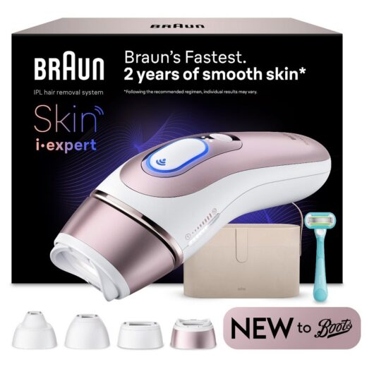 Braun Smart Ipl Skin I Expert At Home Hair Removal With Free App 4 Heads Pl7441