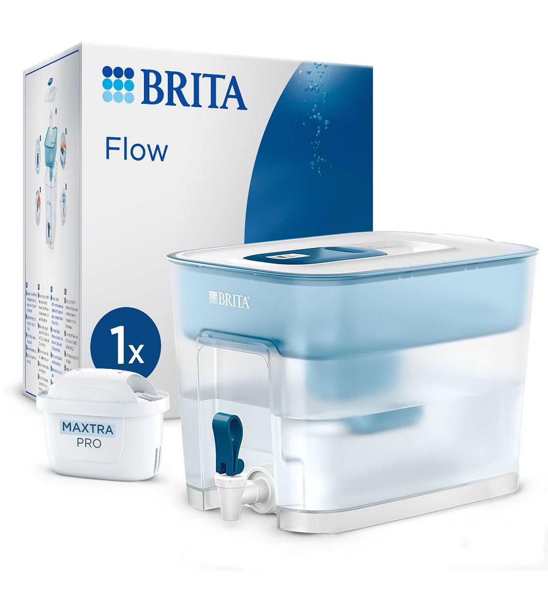 Brita Water Filter Xxl Tank Flow 8.2L With Maxtra Pro Pure Performance Cartridge