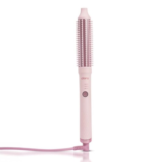Clara Anti Frizz Ionic Slim Hot Brush - Pink