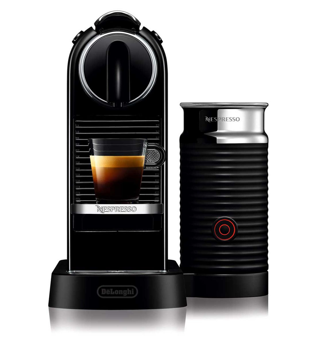DeLonghi De'longhi Nespresso Citiz & Aeroccino Black