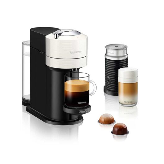 DeLonghi De'longhi Nespresso Vertuo Next & Aeroccino White
