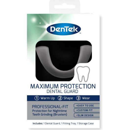Dentek Maximum Protection Dental Mouth Guard For From Teeth Grinding (Bruxism)