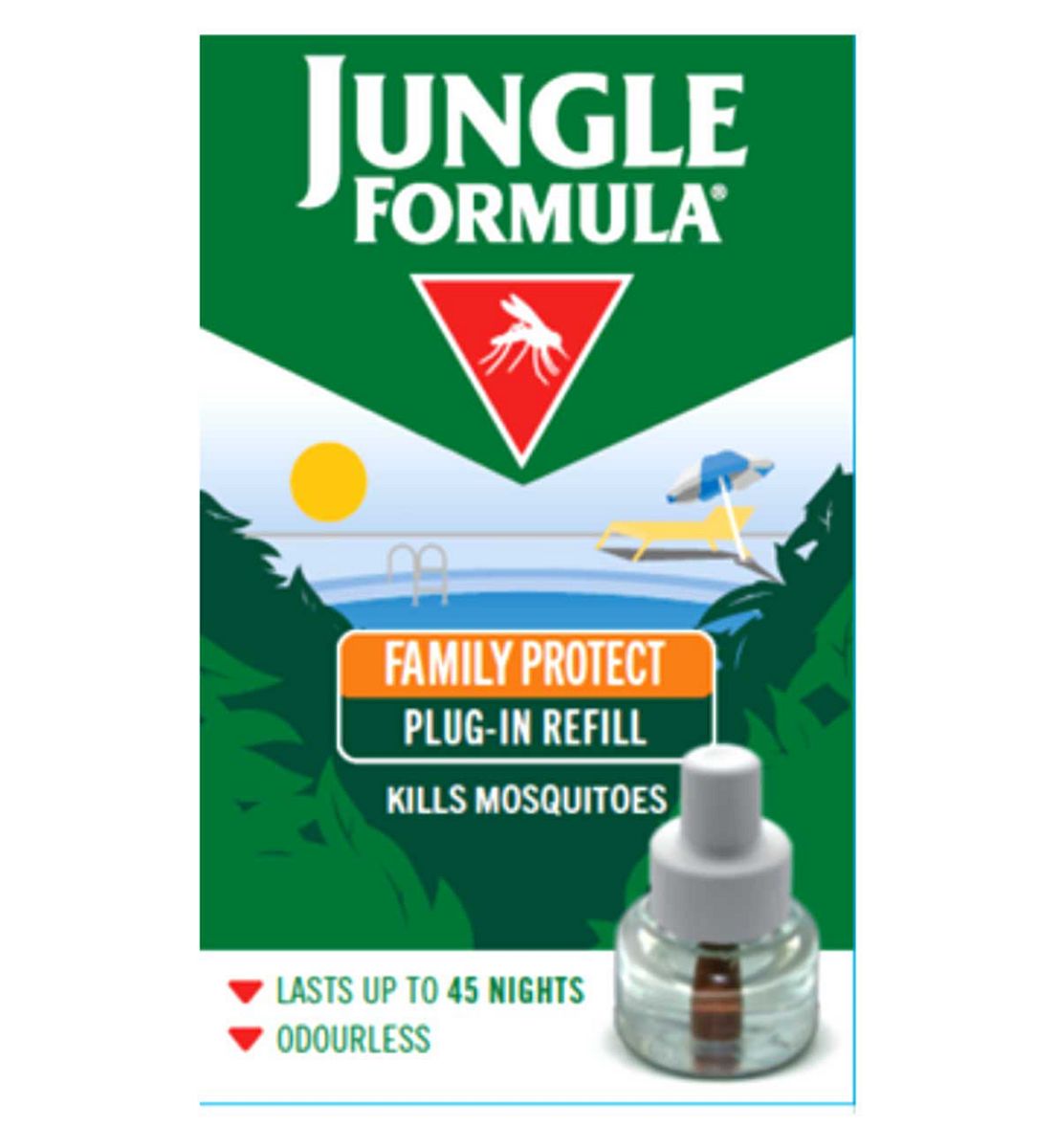 Jungle Formula Family Protect Mosquito Repellent Plug-In Refill 35ml