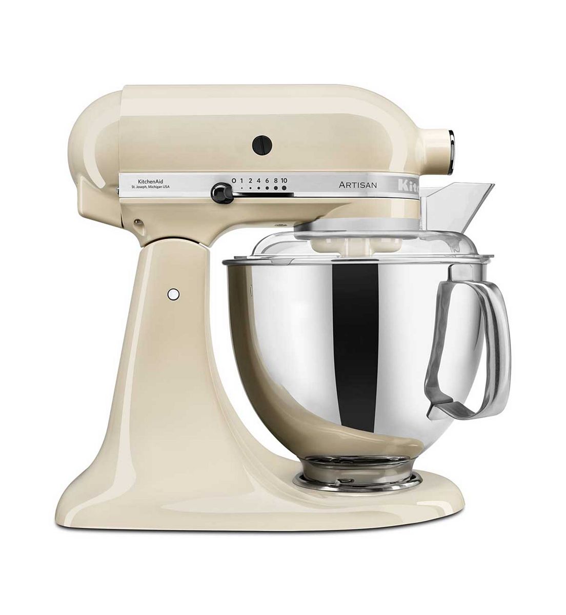 KitchenAid 175 Artisan 4.8L Stand Mixer Almond Cream