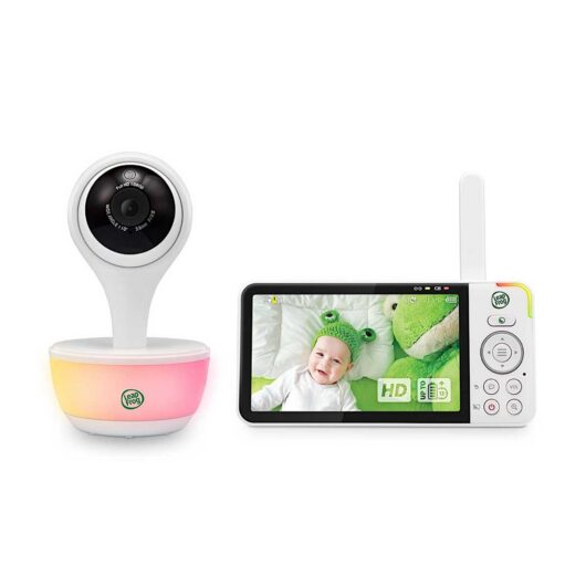 Leapfrog 5 Inch Smart Video Baby Monitor With Colour Night Vision White Lf815Hd