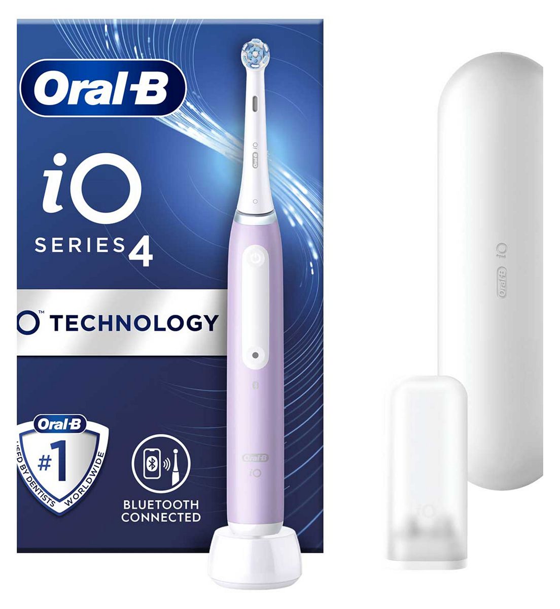 Oral B Oral-B Io4 Electric Toothbrush - Lavender (+Travel Case)