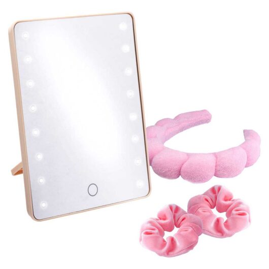 Sensio Led Mirror & Hair Accessory Gift Set