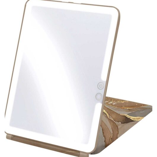 Sensse Modern Marble Led Glow Up Mirror