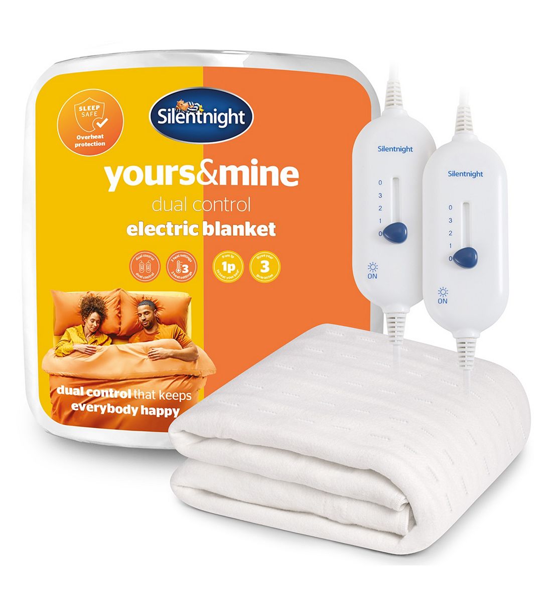 Silentnight Yours & Mine Electric Blanket King