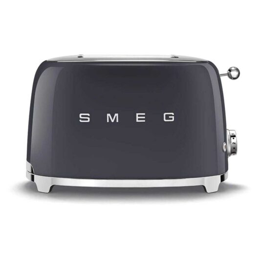 Smeg 2 Slice Toaster Slate Grey