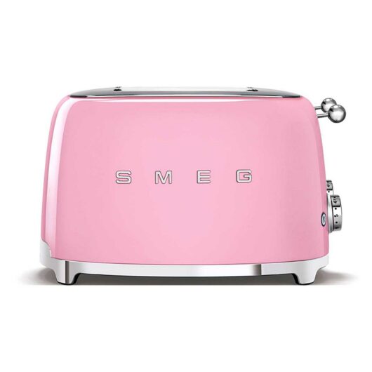 Smeg 50S 4 By Slice Toaster Pink