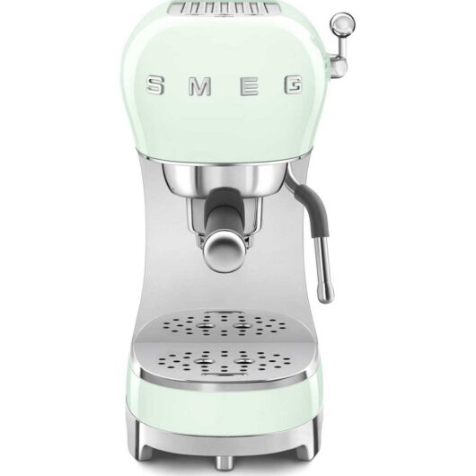 Smeg Espresso Coffee Machine In Pastel Green