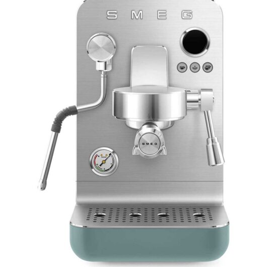 Smeg Mini Pro Espresso Coffee Machine In Emerald Green