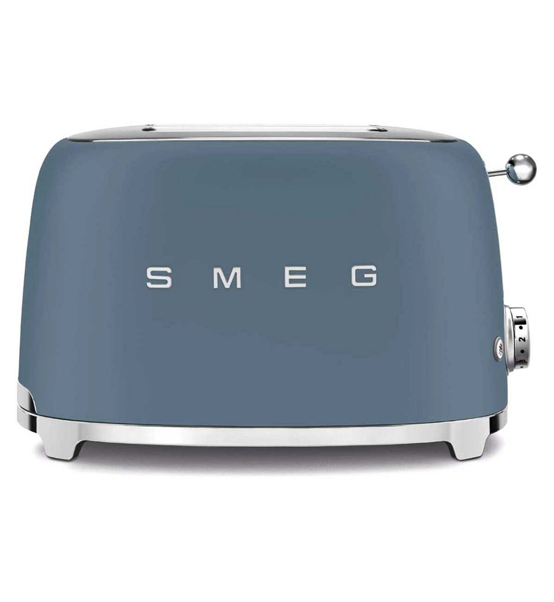 Smeg Two Slice Toaster In Matte Storm Blue