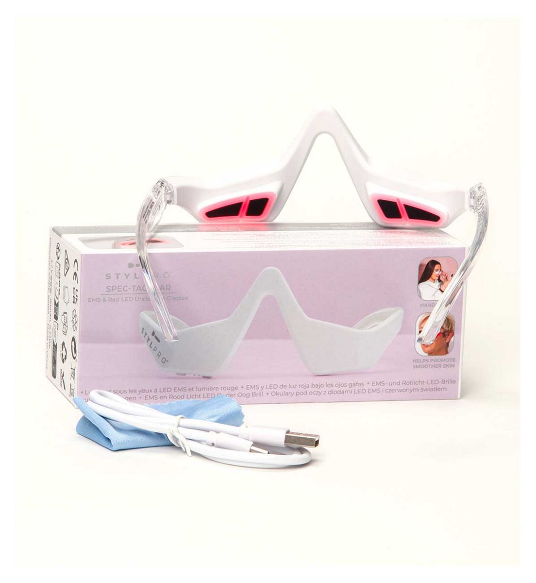 Stylpro Spec-Tacular Ems & Red Led Under Eye Glasses