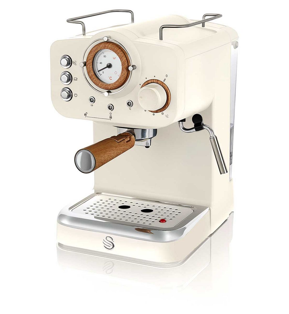 Swan Nordic Espresso Coffee Machine - White