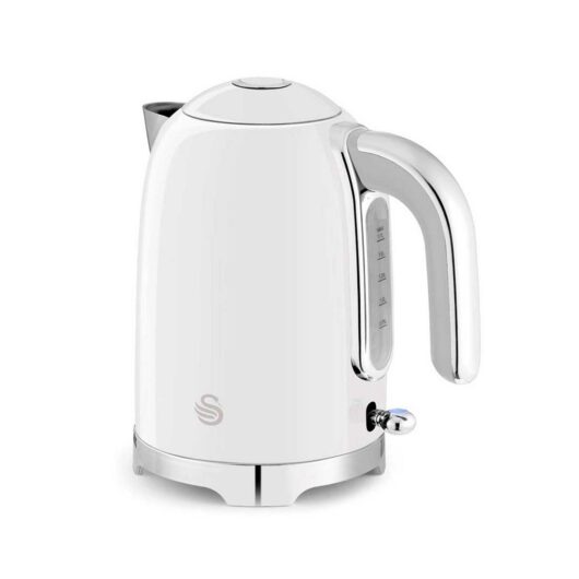 Swan Solace 1.7L Stainless Steel Jug Kettle White