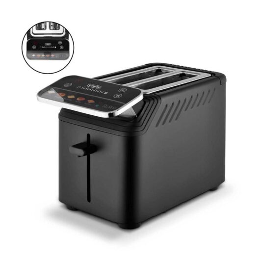 Tower Mirage 2 Slice Digital Toaster Black With Chrome Trim