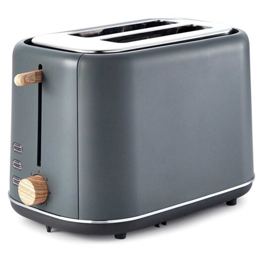Tower Scandi 2 Slice Toaster Grey