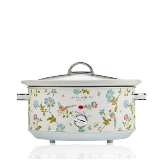 VQ Laura Ashley 6.5L Slow Cooker Elveden White